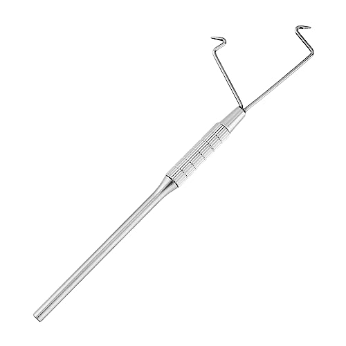 SUPERFINDINGS Stainless Steel and Brass Fishing Tying Tools Platinum Tying Kit 128x27x6mm Knot Whip Finisher with Bobbin Thread Holder Knot Tying Tool for Fishing Accessories