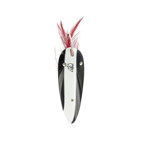 Dardevle Dardevlet Weedless Nickel Back 3/4 oz Fishing Spoons - color: Black Devle