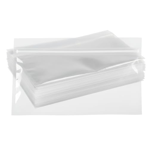100 Pack Soft Plastic Baits Bags 8.8"x5.5" | Heavy-Duty Clear Lock Zipper Lure Packaging Bags - Leakproof Double-Sealed Zipper Storage for Soft Plastic Lures & Fishing Gear | Multiple Sizes - size: 8.8" x 5.5"