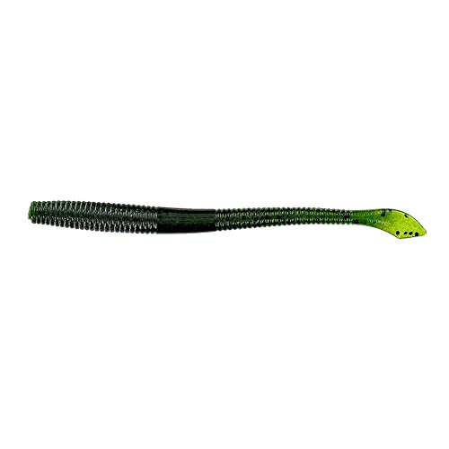 Yamamoto 4" Kut Tail Worm - Realistic Easy-to-Use Soft Plastic Fishing Lure Baits - 20 Pack - style: Watermelon Pepper
