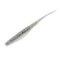 Strike King Mach Skooler Fishing Lure, Soft Plastic Jerkbait, Heavily Salted, Sleek Design, Erratic Action - color: Smokey Shad, size: 4"
