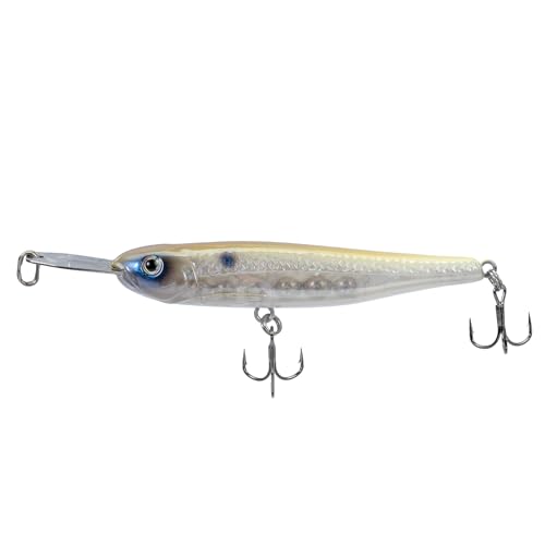Strike King Evader 80 Fishing Lure, Swimming Topwater Bait, 7/16-Ounce - color: Pro Bone