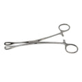 Foerster Sponge Forceps Straight + Curved Serrated Loop Jaws Holding Instruments Body Piercing Locking Clamps, Stainless Steel (7" - Straight) - style: 7" - Straight