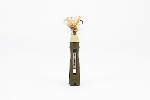 Fly and Ice Fishing Knot Tying Tool | Easily Tie Knots, For Flies, Hooks, and Jigs, Grip Eyelet, Thread Line, Tie Knot and Clip Line