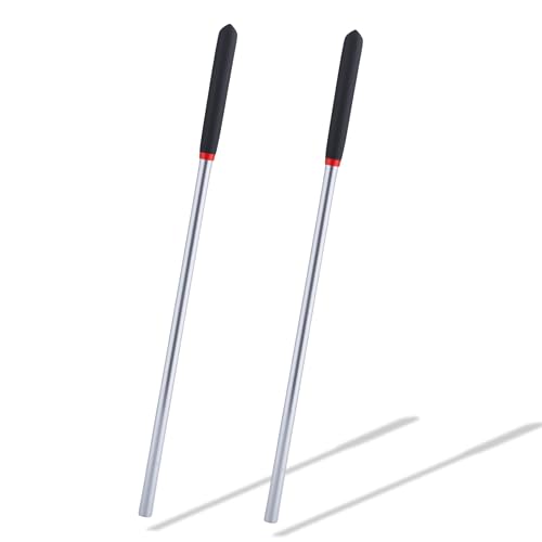 2 Pack 16 Inch Garage Door Winding Rods for Torsion Springs - 0.5 Inch High-Strength Steel, Non-Slip Handle, for Adjusting/Replacing Tension Springs, for Garage Door Repair Kit - color: 2