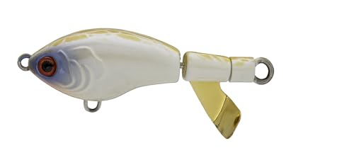 Strike King Bitsy Chickin Fishing Lure, Topwater Plopper, 2 1/2-Inches, 1/4-Ounce - color: Bone