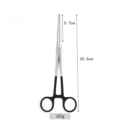 Straight Fishing Forceps Stainless Steel Unhooking Hook Removing Pliers - color: 8" Straight