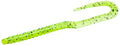 Zoom U Tail Worm-Pack of 20 - color: Chartreuse Pepper