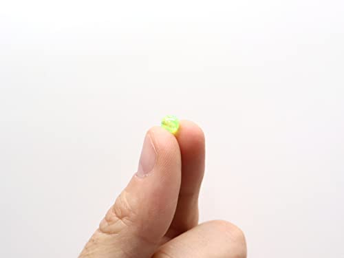 Harmony Fishing - Holographic Beads for Fishing Rigs, Baits & Lures (50 Pack) - style: Chartreuse, 6mm (50 Pack)
