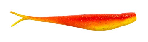 Z-MAN Scented Jerk ShadZ 4 inch Soft Plastic Jerkbait 5 Pack - style: Bleeding Banana