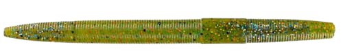 Moose Baits 5" Stickbaits | Worms for Bass Fishing - Premium Stick Bait, Wacky Worms/Soft Plastic Largemouth Bass Rubber Worms, 10 Count Fishing Worms Perfect for Bass Fishing Kit - color: Sunfish Swirl