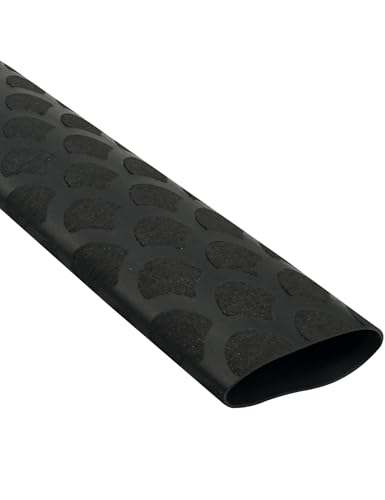 Accering Fishscale Pattern Tube Heat Shrink Wrap Tubing Comfortable Grip for Tool Bar Handles (φ20mm, L3.3ft, Black) - color: Black, size: φ20mm, L3.3ft