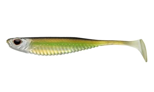 Nomad Design Spectre Minnow 3.25" Internal Foil System, Soft Paddletail - (5 Pack) - Live Ops for Fresh or Saltwater Inshore Species - color: Natural Shad