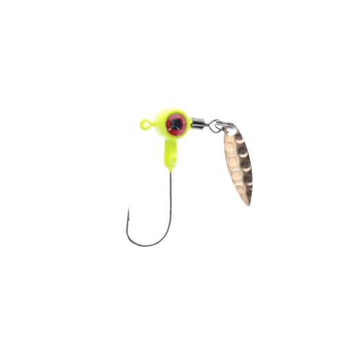 Strike King Sausage Head Spin - Head Only - color: Chartreuse, size: 1/8 oz
