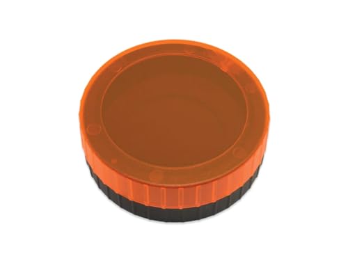 Mack’s Lure Pip's™ Box & Leader Caddy - color: Hot Orange, size: 3 3/8"