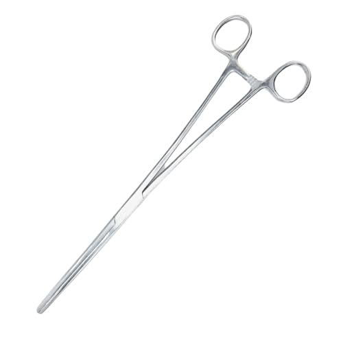 ADROIT 10.25" (26 cm) Stainless Steel Straight Hemostat Forceps | Precision Surgical Tool | Quick-Release Clamp | Robust Grip Teeth | Medical Use Quality - size: 10", style: Straight