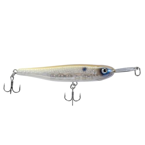 Strike King Evader 80 Fishing Lure, Swimming Topwater Bait, 7/16-Ounce - color: Pro Bone