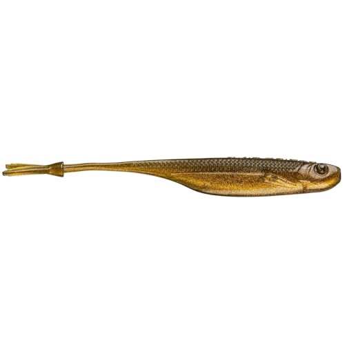 Strike King Spotlight Split Minnow Fishing Lure, Soft Plastic Jerkbait, 8-Pack - color: AYU, size: 3"