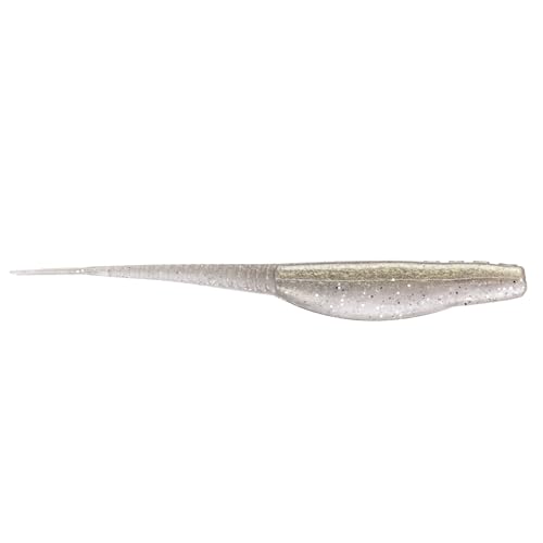 Strike King Mach Skooler Fishing Lure, Soft Plastic Jerkbait, Heavily Salted, Sleek Design, Erratic Action - color: Tennessee Shad, size: 5"