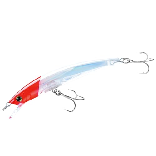 Yo-Zuri Crystal 3D (F) 90Mm 3-1/2" Minnow, Real Mullet - color: Red Head, size: 3-1/2 Inch
