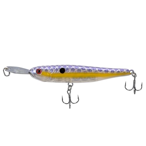 Strike King Evader 80 Fishing Lure, Swimming Topwater Bait, 7/16-Ounce - color: Chartreuse Shad
