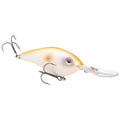 Strike King Pro Model 6XD Fishing Lure, Deep Diving Crankbait, Unique Curved Bill, Free-Floating Rattle Chambers, 1-Ounce, Dives to 19-Feet, Size 1 Treble Hooks - color: Oyster, size: 1 oz