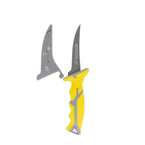danco 5" Flex Fillet Knife Karl Fishing Knives, Bait Knife, Premium Swedish Stainless Steel Blade, Non-Stick Teflon Coating for Smooth, Precise Cuts, Freshwater/Saltwater - size: 5"