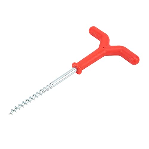 Tyenaza Fishing Rod Holders, Ice Fishing Screw Rod Stand Y Shape Screw Threads Ground Anchor Holder Rest Rack Pole Pegs for Bank Fishing Ground Sand