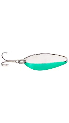 acme Acme Little Cleo Fishing Terminal Tackle - color: Nickel Neon Green, size: 1/4 Ounce