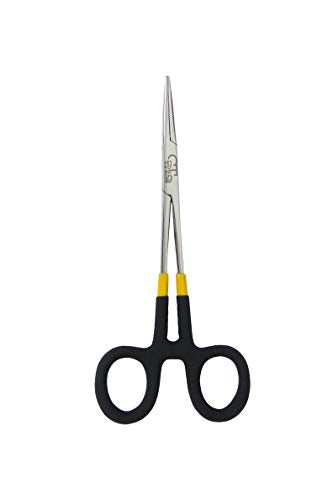 CHEF'S TRADE Fishing Hemostat Pliers Forceps Locking Clamps Stainless Steel with Grip