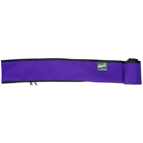 Full-Enclosure Fishing Rod Sleeve Bag Cover Sock Protector. Fits Conventional & Spinning Rods. Made in USA - color: Purple, size: 10' feet (120 inches long), style: 8 inches in circumference