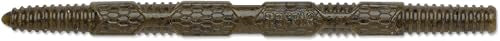 CrushCity Pig Stick Soft Plastic Stick Worm Bait, Versatile Finesse Action for Wacky, Neko, Texas & Ned Rigs - color: Green Pumpkin, size: o/s