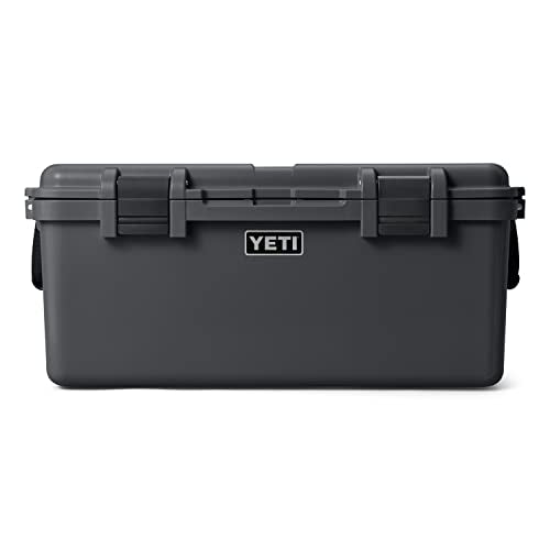 YETI LoadOut GoBox Collection, Divided Waterproof Cargo Case, Dry Box, Camera Case, Fishing Tackle Box - color: Charcoal, size: GoBox 60