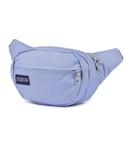 JanSport Fifth Avenue Fanny Pack Crossbody Bags for Women, Men - Stylish, Durable Waist Bag with Adjustable Belt, Main Zippered Pocket, Quick Stash Pocket - Travel Essentials - Black - color: Lavender Ash