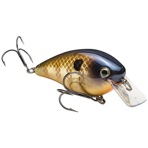 Strike King KVD 1.5 Hard Knock Fishing Lure, 3/8 oz, 3D Lifelike Eyes - color: 234 - Bluegill, size: 2.5-Ounce