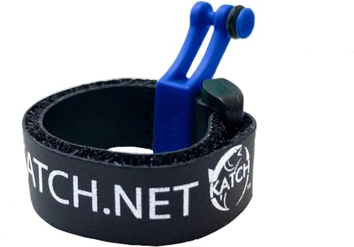 KATCH Hook Keeper for Fishing Rod: Regular & Mini Sizes - Secure Lure & Accessory Holder (Blue, Mini) - color: Mini Blue