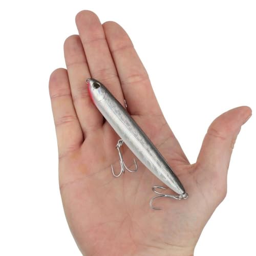 Berkley Berkley Drift Walker Saltwater - color: Black Silver, size: 4 3/10in - 1/2 oz