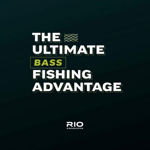 Rio Products Bass Leader, Freshwater Tapered Leader for Fly Fishing, Designed for Bass Fly Fishers - size: 10LB