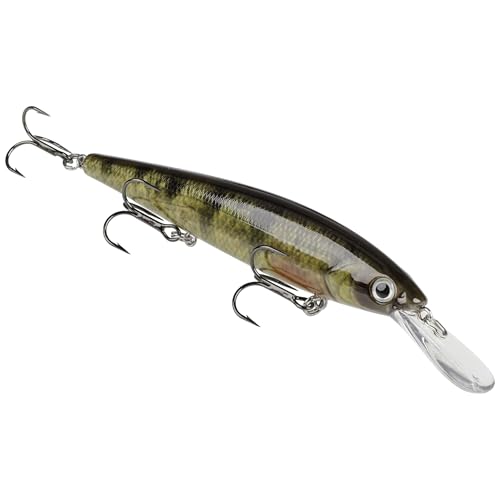 Strike King KVD Deep Jerkbait 3-Hook Fishing Lure, 3/5 oz, 4.75" - color: Yellow Perch