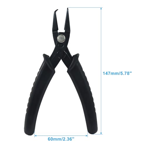 Split Ring Opening Pliers, Black | Jump Ring Opener, Finger Tool, Jewelry Pliers - color: Black, size: Split Ring Opening Pliers