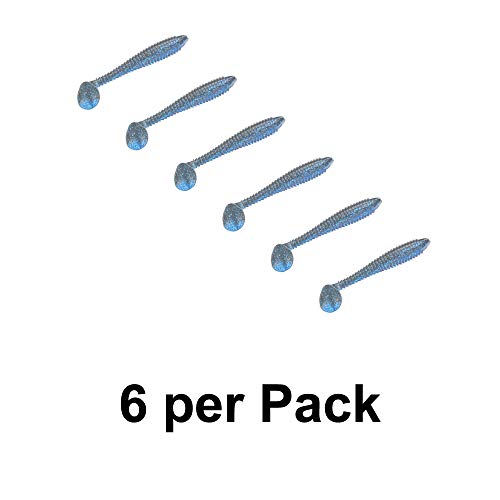 Strike King Rage Swimmer 43 4 - color: Blue Bug, size: 4 3/4 inch (Pack of 6)