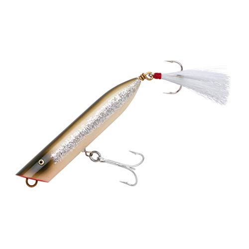 Creek Chub Striper Strike Slow-Sinking Long-Casting Fishing Lure - Saltwater Grade - color: Silver Flash, size: 4 1/4" (1 1/2 oz)