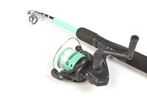 Fishing Kit with Rod, Pre-Spooled Reel, Tackle, Hooks, Zip Carry Case - Camping/Hiking/Kayaking/Boat/RV/Car/Cabin/Cottage