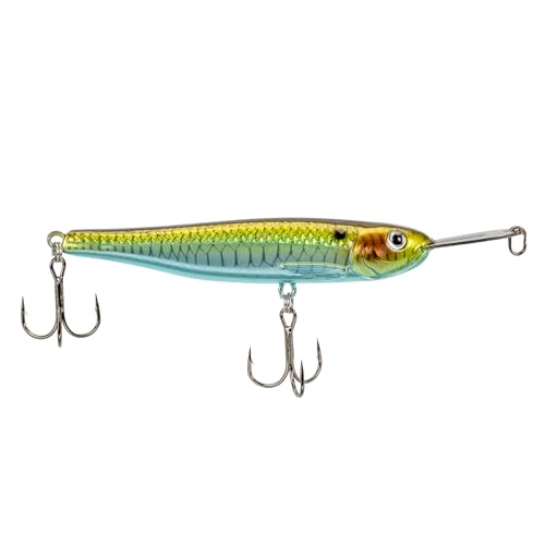Strike King Evader 80 Fishing Lure, Swimming Topwater Bait, 7/16-Ounce - color: Chrome Herring