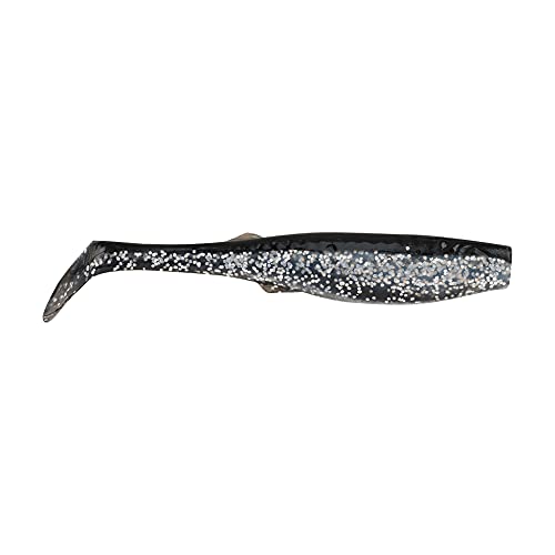 Berkley Gulp! Paddleshad Fishing Soft Bait - color: Black Silver, size: 4"