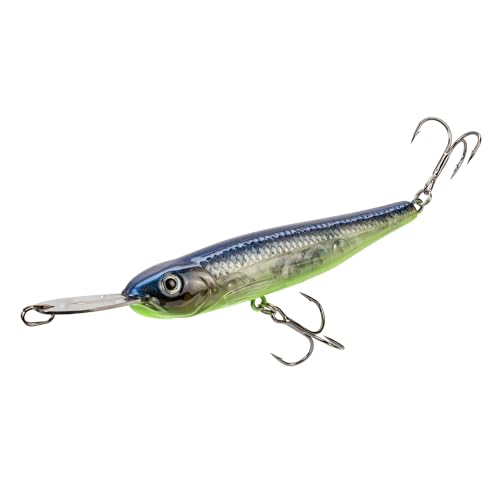Strike King Evader 80 Fishing Lure, Swimming Topwater Bait, 7/16-Ounce - color: Strobe Shad