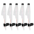 ‌5PCS Telescopic Fishing Rod Tip Caps PVC Rod Pole Top Cover Guards for Sea Fishing Rods Accessory - size: 22×5.2cm