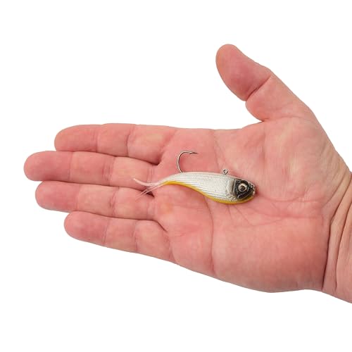 Berkley PowerBait Power Vibe - color: Yellow Belly, size: 3 in - 3/8 oz
