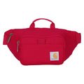 Carhartt Classic Adjustable Sling Bag, Durable, 600-Denier Water Resistant Hip Pack - color: Essential Waist Pack (Industry Red)