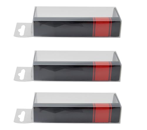 20 Pcs 125x43x21mm PVC Tackle Bait Boxes, Fishing Lure Storage Organizer for Fishing Accessories